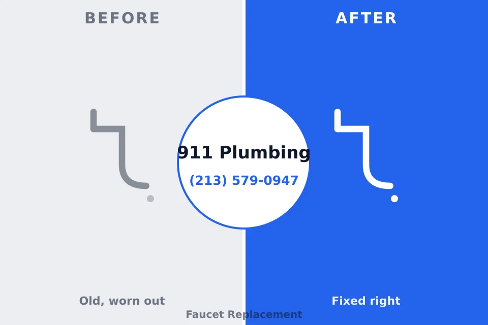 Before and after: plumbing company Waterville, OH